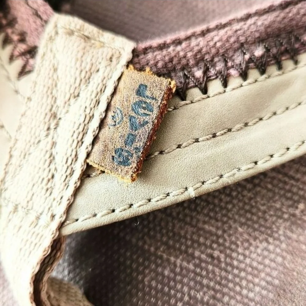 Levi's Faded Brown Distressed Canvas Flip Flops Men's Size 9
